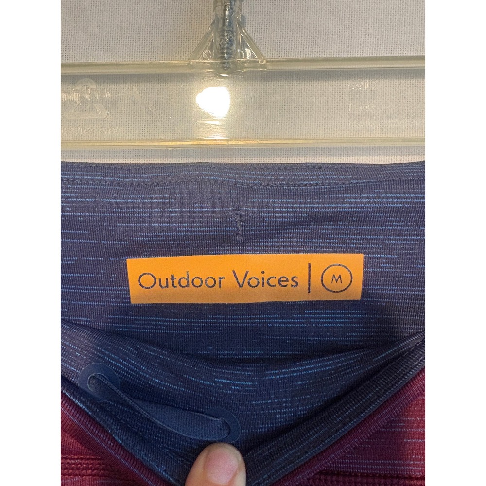 Outdoor Voices TechSweat Leggings Maroon Navy Space Dye High Waist Medium 7/8 - Picture 5 of 11